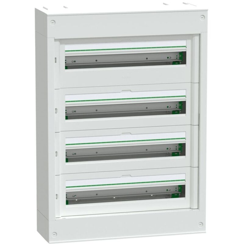 Schneider Residential PrismaSeT S - Modulaire kast - 4x24 modules - zonder deur - wit LVSST424