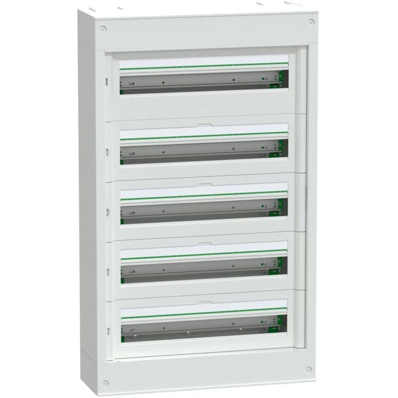 Schneider Residential PrismaSeT S - Modulaire kast - 5x24 modules - zonder deur - wit LVSST524