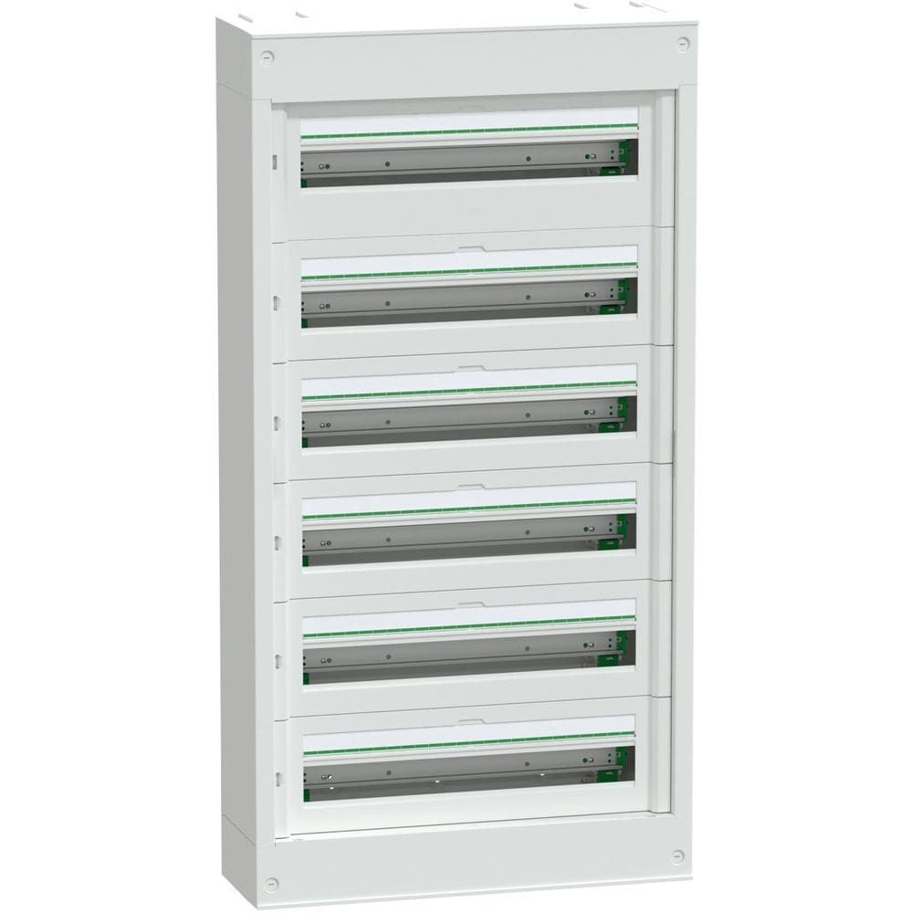 Schneider Residential PrismaSeT S - Modulaire kast - 6x24 modules - zonder deur - wit LVSST624