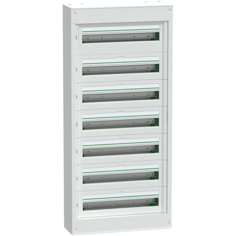 Schneider Residential PrismaSeT S - Modulaire kast - 7x24 modules - zonder deur - wit LVSST724