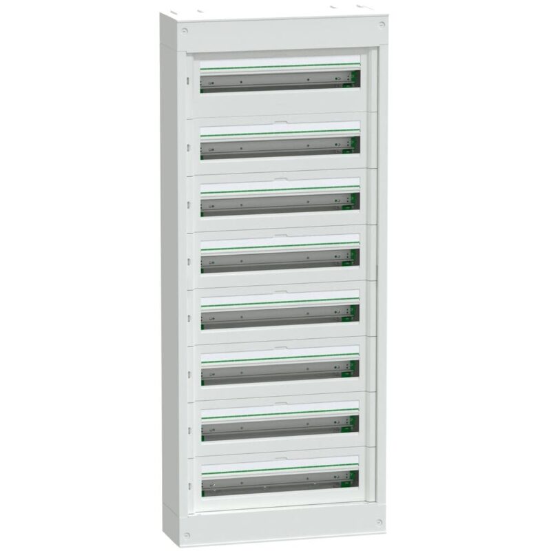 Schneider Residential PrismaSeT S - Modulaire kast - 8x24 modules - zonder deur - wit LVSST824