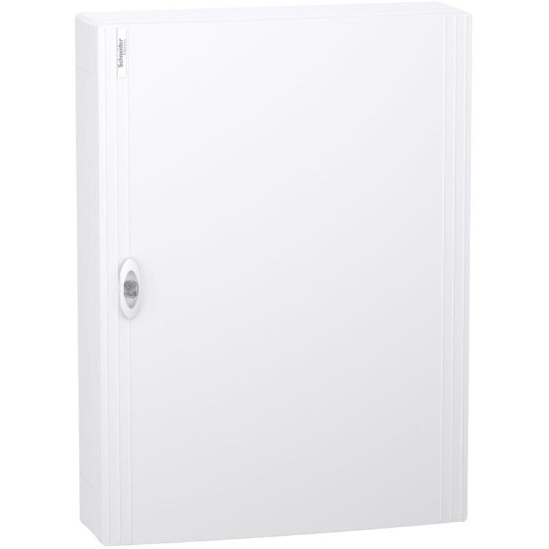 Schneider Residential PrismaSeT XS - opbouw - 4 rijen - 24M - volle deur - wit LVSXL424