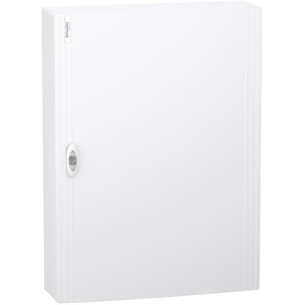 Schneider Residential PrismaSeT XS - opbouw - 4 rijen - 24M - volle deur - wit LVSXL424