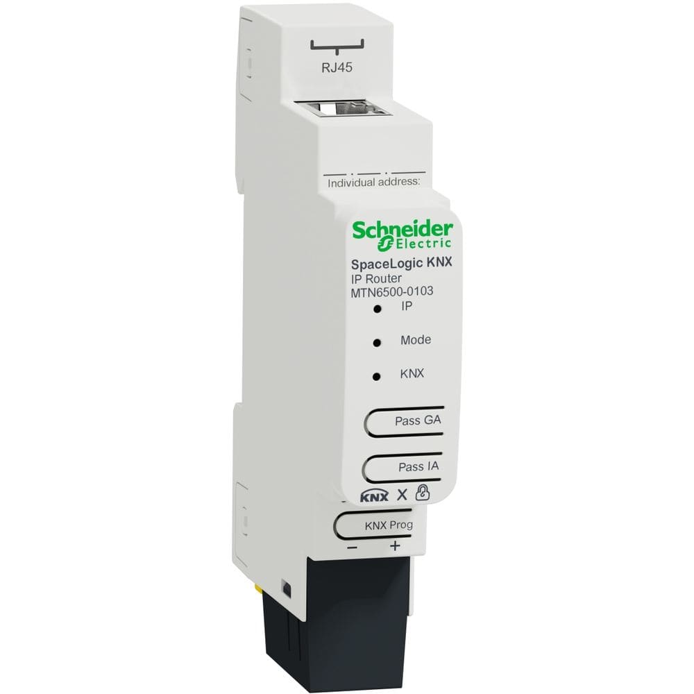 Schneider Residential Router IP KNX SpaceLogic voor DINrail 1M (18mm) MTN6500-0103
