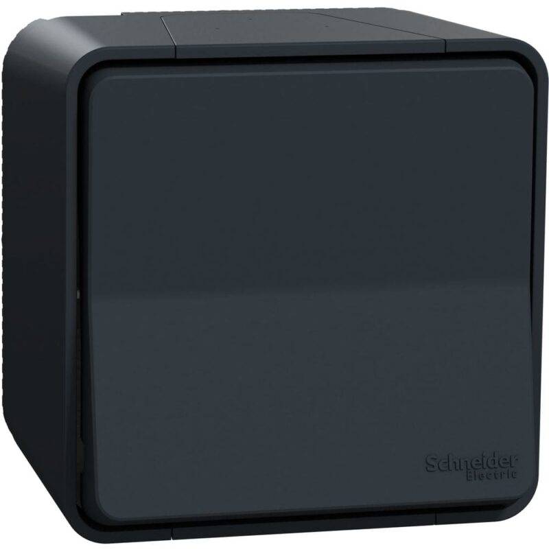 Schneider Residential Mureva Styl - Wisselschakelaar - opbouw IP55 - grijs MUR35021