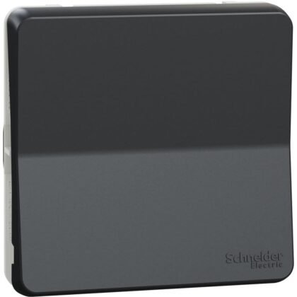 Schneider Residential Mureva Styl - Impulsschakelaar - inzetstuk IP55 - grijs MUR35027
