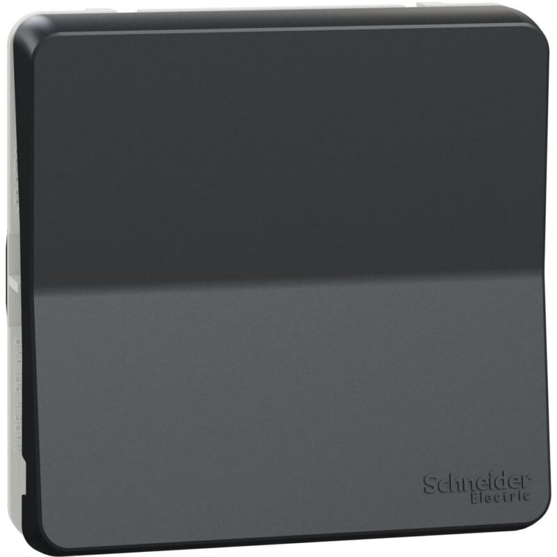 Schneider Residential Mureva Styl - Impulsschakelaar - inzetstuk IP55 - grijs MUR35027