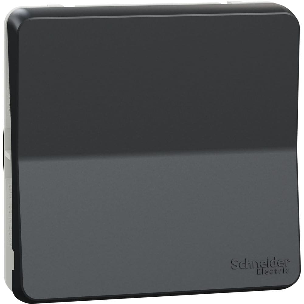 Schneider Residential Mureva Styl - Impulsschakelaar - inzetstuk IP55 - grijs MUR35027