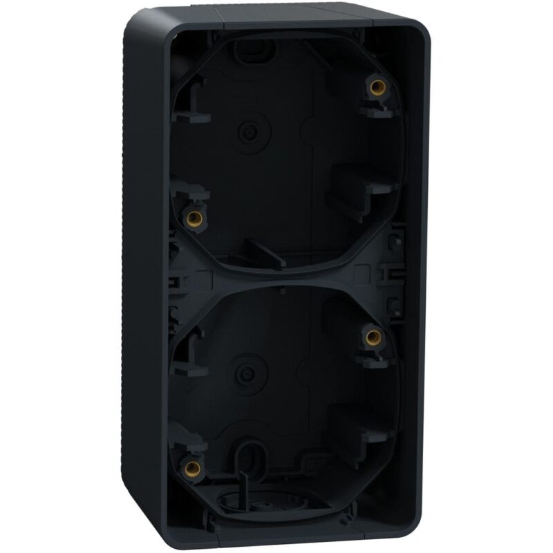Schneider Residential Mureva Styl - Opbouwdoos 2-voudig verticaal IP55 - grijs MUR37912