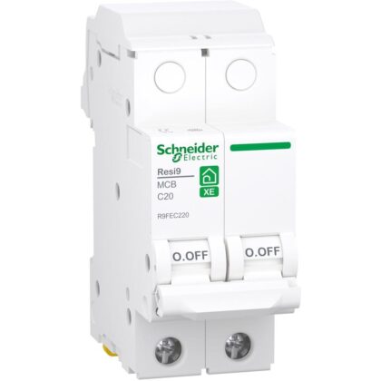 Schneider Residential Resi9 XE Automaat 2P 20A C 3kA R9FEC220