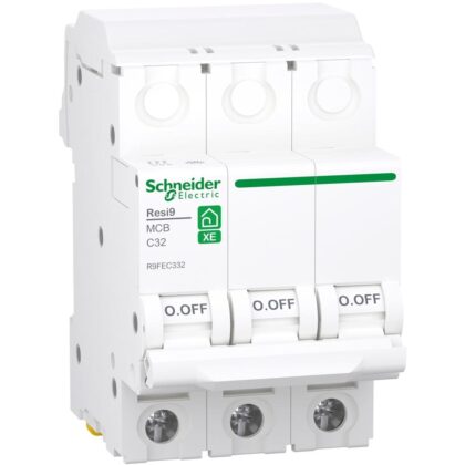 Schneider Residential Resi9 XE - 3P - 32A - C - 3000A - 230V R9FEC332