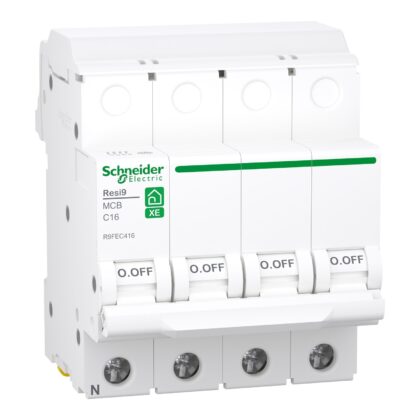 Schneider Residential Resi9 XE - 3PN - 16A - C - 3000A - 400V R9FEC416