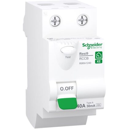 Schneider Residential Resi9 XE - differentieelstroominrichting - 2P - 40A -30mA - type A R9RA1240