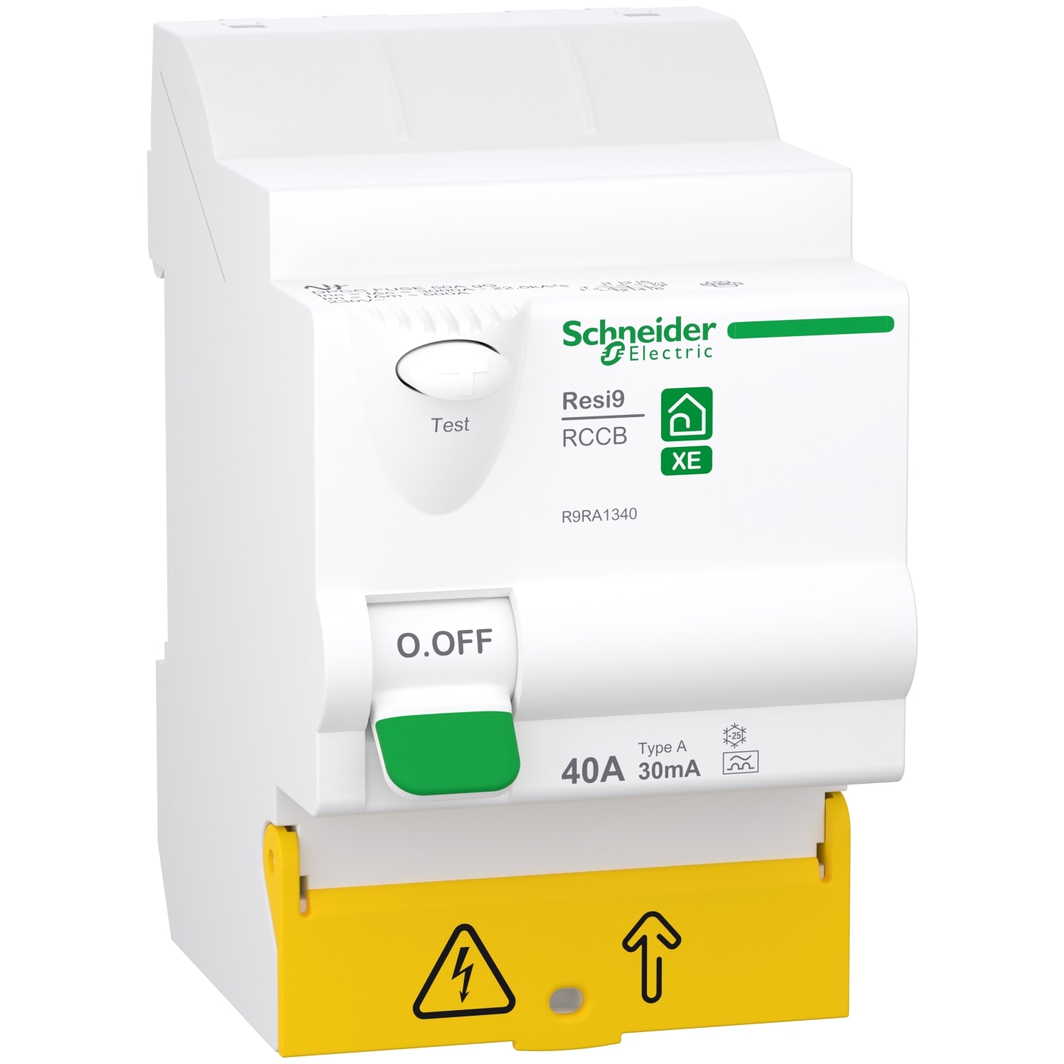 Schneider Residential Resi9 XE - ID - 3P - 40A -30mA - type A R9RA1340