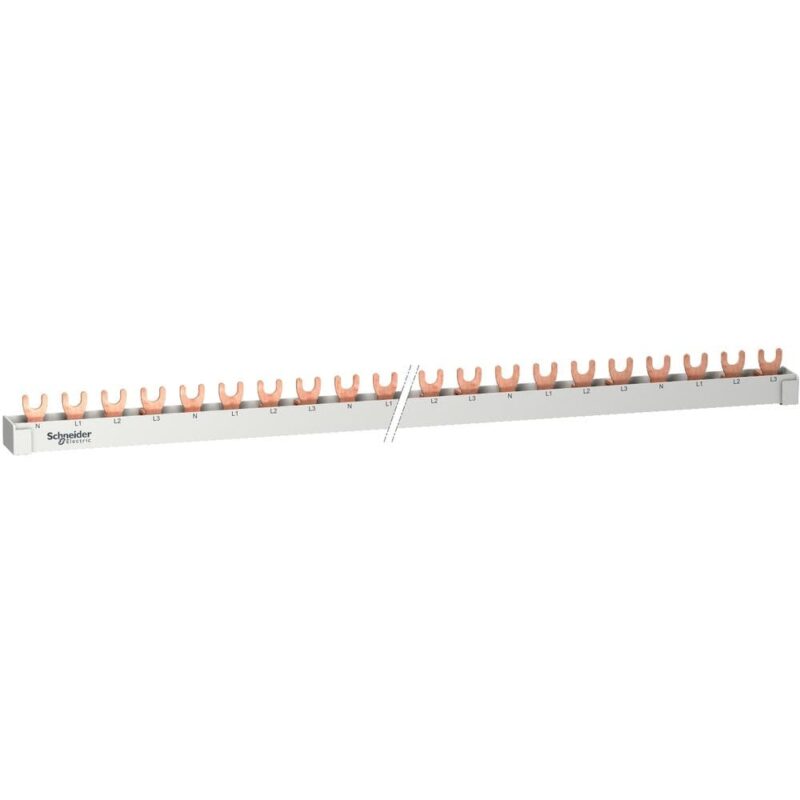 Schneider Residential Resi9 vorkaansluitrails 4P 57 modules. N-L1-L2-L3. R9XFH457