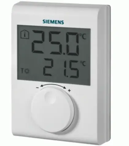 Siemens Ruimtethermostaat Siemens batterij klasse IV RDH100 S55770-T377