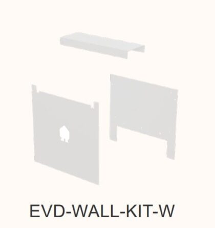 Smappee EV Dual Wall plate kit White EVD-WALL-KIT-W