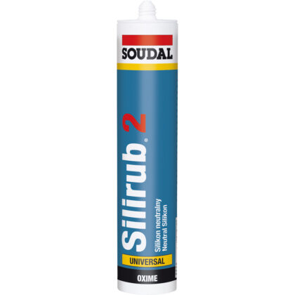 Soudal Neutrale siliconenkit Silirub 2 - Transparant koker 300ml 102384