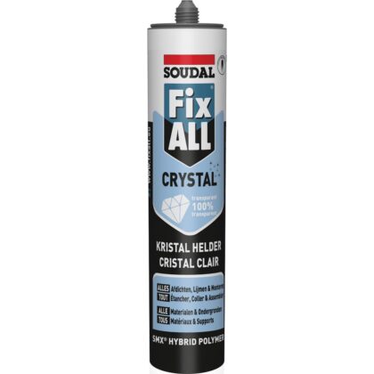 Soudal Hybride lijmkit Fix ALL Crystal - koker 290ml 110980