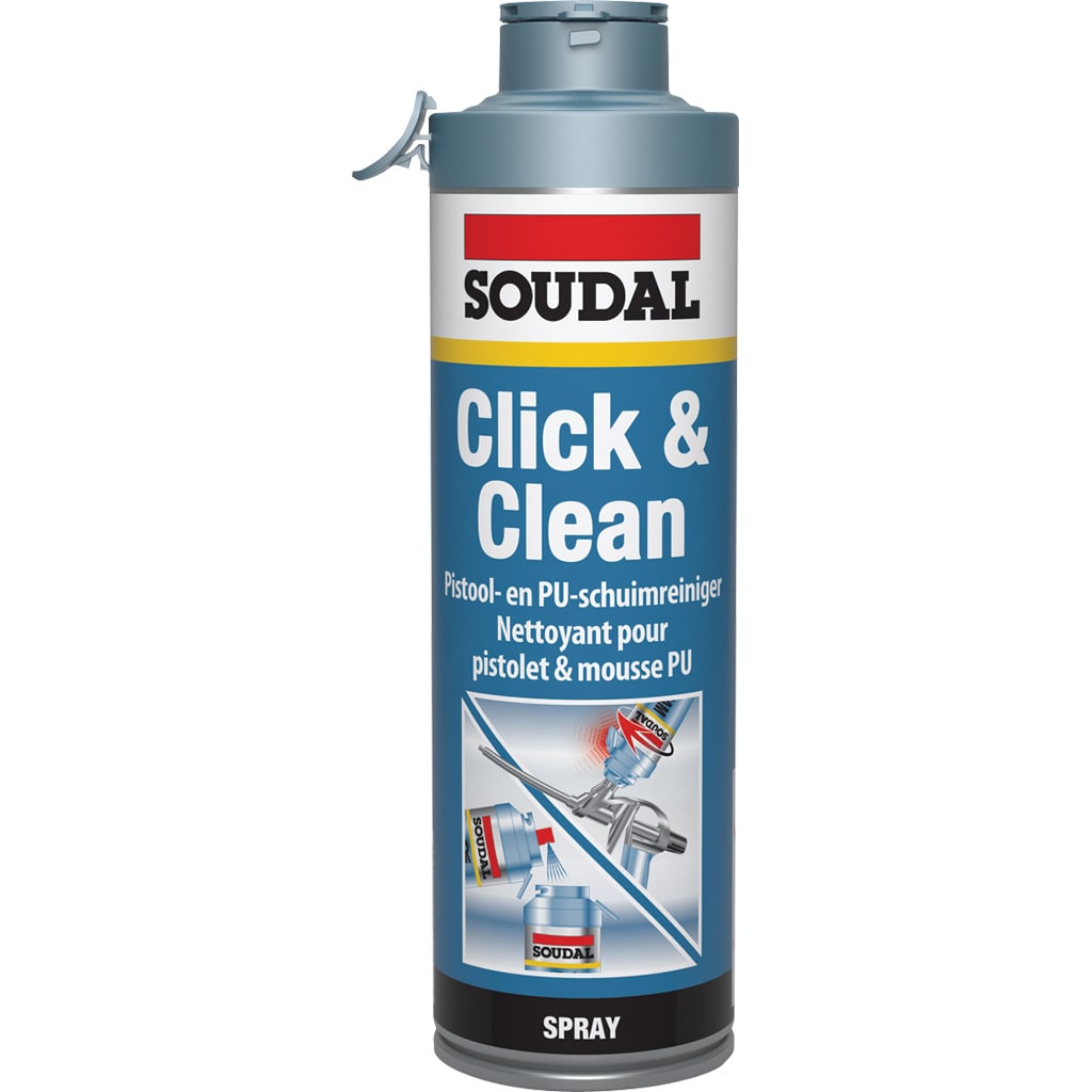 Soudal PU-schuimreiniger Click & Clean 500ml 113432