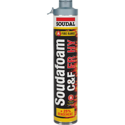 Soudal Brandwerend PU-pistoolschuim Soudafoam FR HY C&F 750ml 146751
