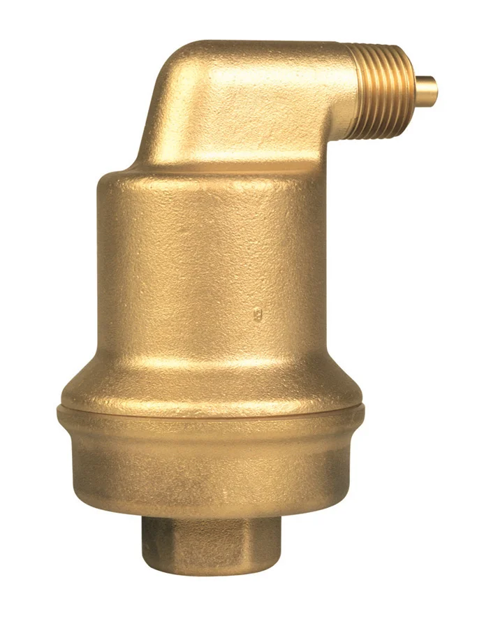 Spirotech Vlotterontluchter Spirotech SpiroTop messing 1/2" binnendraad cilindrisch BSPT-Rp (ISO 7-1 / EN 10226-1) AB050