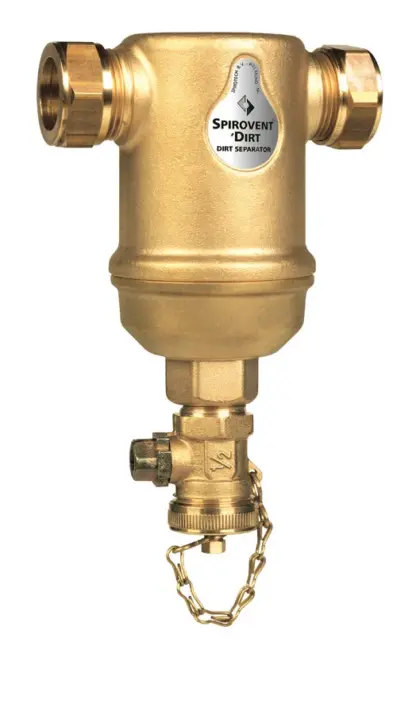 Spirotech Vuilafscheider Spirotech SpiroTrap 6/4" 40 binnendraad horizontaal AE150