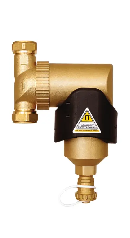 Spirotech Vuilafscheider Spirotech SpiroTrap MB3 22mm 22 knelring horizontaal/verticaal met magneet extern UE022WJ