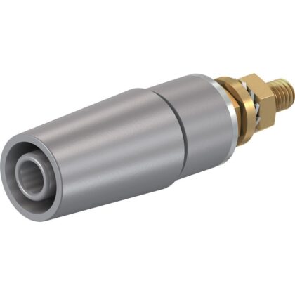 Staubli SAB4-G - 4 mm safety socket grey 23.3050-28