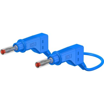 Staubli XZG410 - 4 mm connecting lead 150 cm blue 66.9405-15023