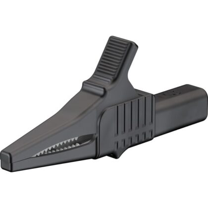 Staubli XKK-1001 - 4 mm safety test clip black 66.9755-21