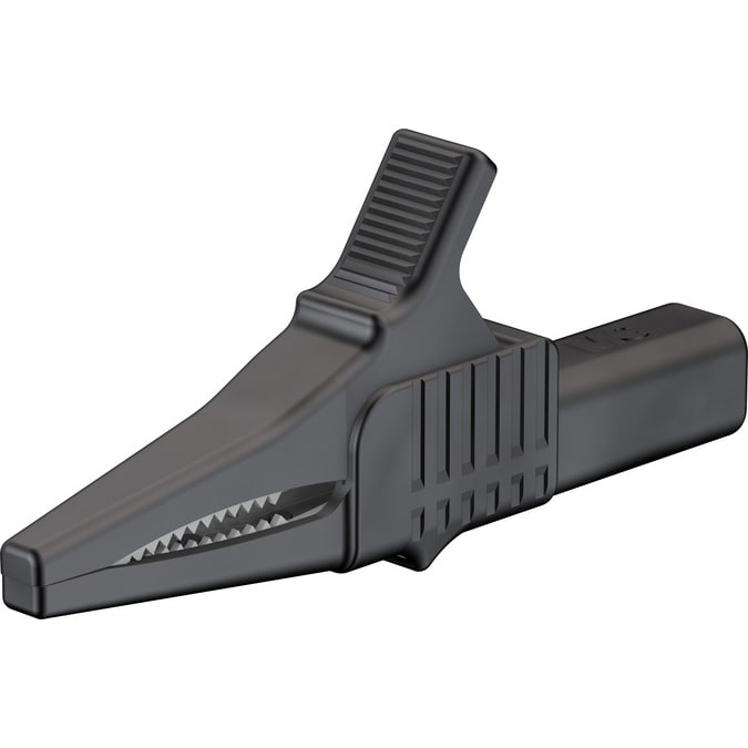 Staubli XKK-1001 - 4 mm safety test clip black 66.9755-21