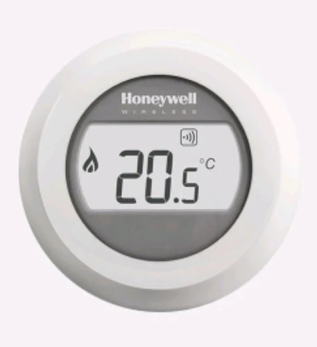 Honeywell Home Round kamerthermostaat - wit - draadloos - met batterij T87RF2025