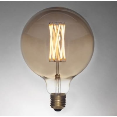 TALA Gaia lamp LED 6W E27 G125 globe 2200K 480lm tinted CRI95 230V dimbaar TAGAIA-6W-2200K-E27-T