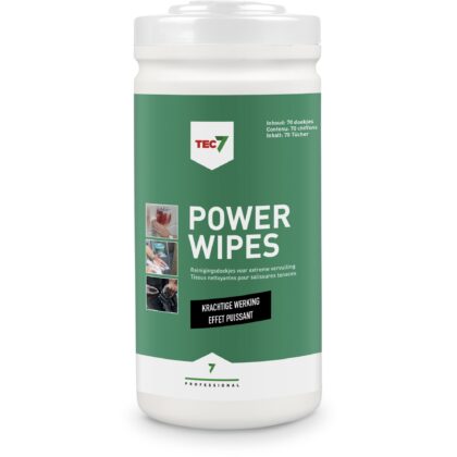 TEC 7 Reinigingsdoekjes POWERWIPES - dispenser 70 stuks 467030000