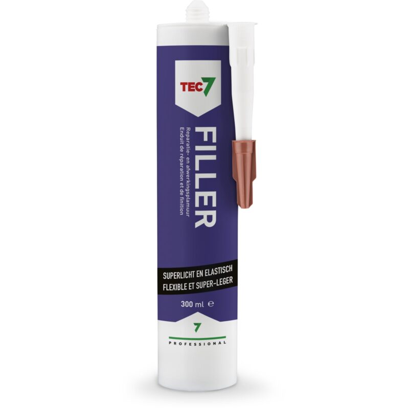TEC 7 Reparatie- en afwerkplamuur FILLER - patroon 300ml 601106000