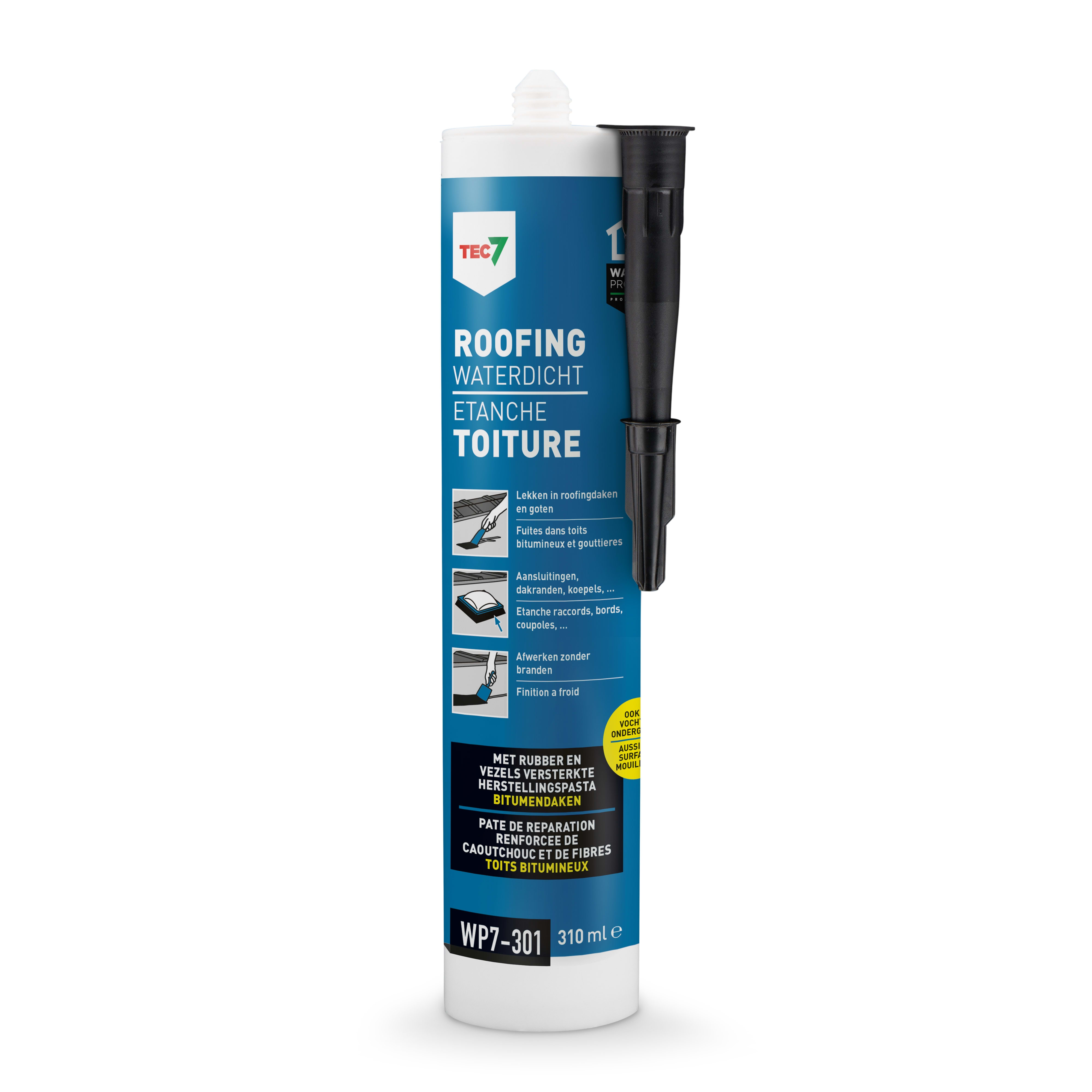 TEC 7 Herstellingspasta voor roofingdaken WP7-301 ROOFING WATERDICHT - patroon 310ml 602150000