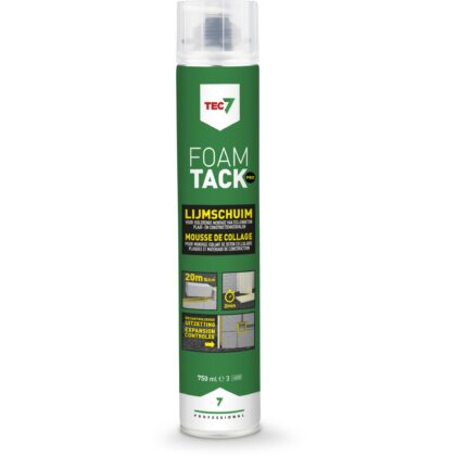 TEC 7 PU lijmschuim FOAMTACK PRO - aerosol 750ml (te gebruiken met PUR GUN) 670009000