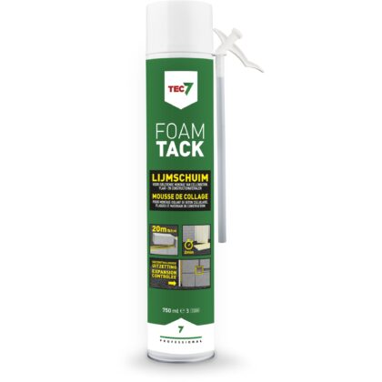 TEC 7 PU lijmschuim FOAMTACK - aerosol 750ml (met rietje) 670010000