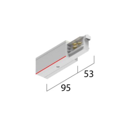 TECHNOLUX Voeding aarding links Wit 15-575112021