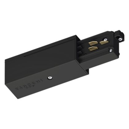 TECHNOLUX OneTrack Eindvoeding L - mechanische leidraad rechts/aarding links zwart 310752