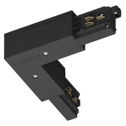 TECHNOLUX OneTrack L-voeding mechanische leidraad extern/aarding intern zwart 310824