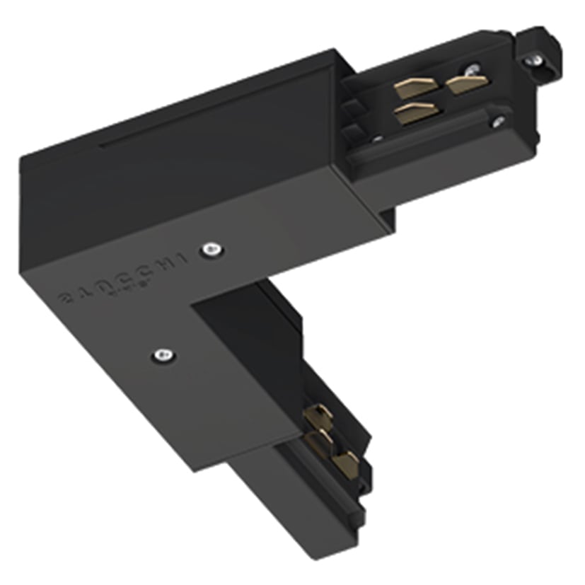 TECHNOLUX OneTrack L-voeding mechanische leidraad extern/aarding intern zwart 310824