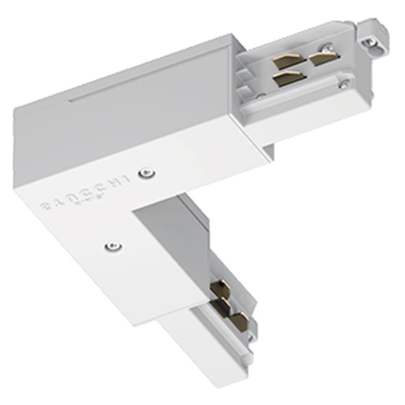 TECHNOLUX OneTrack L-voeding mechanische leidraad extern/aarding intern wit 310833