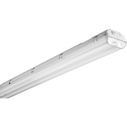 TECHNOLUX Waterdicht armatuur gesloten type polycarbonaat 2x58W EVG IP65 clips inox 61061502