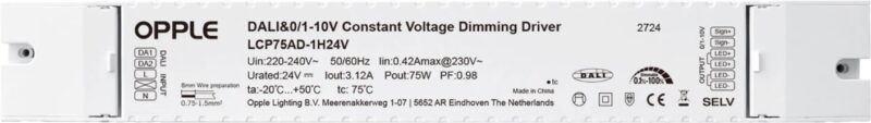 TECHNOLUX LEDDriver 24V-75W-DALI/10V/PWM 820002006200