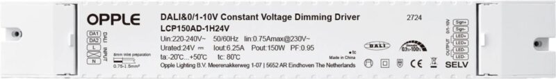 TECHNOLUX LEDDriver 24V-150W-DALI/10V/PWM 820002006300