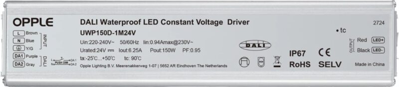 TECHNOLUX LEDDriver 24V-150W-DALI-IP67 820002006600