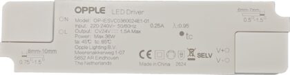TECHNOLUX LEDDriver 24V-36W 820009007900