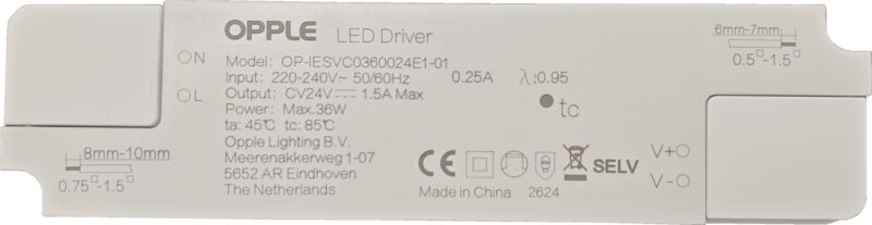 TECHNOLUX LEDDriver 24V-36W 820009007900